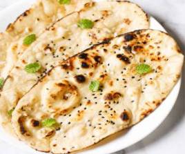 Plain Naan with butter chicken (1 pc)